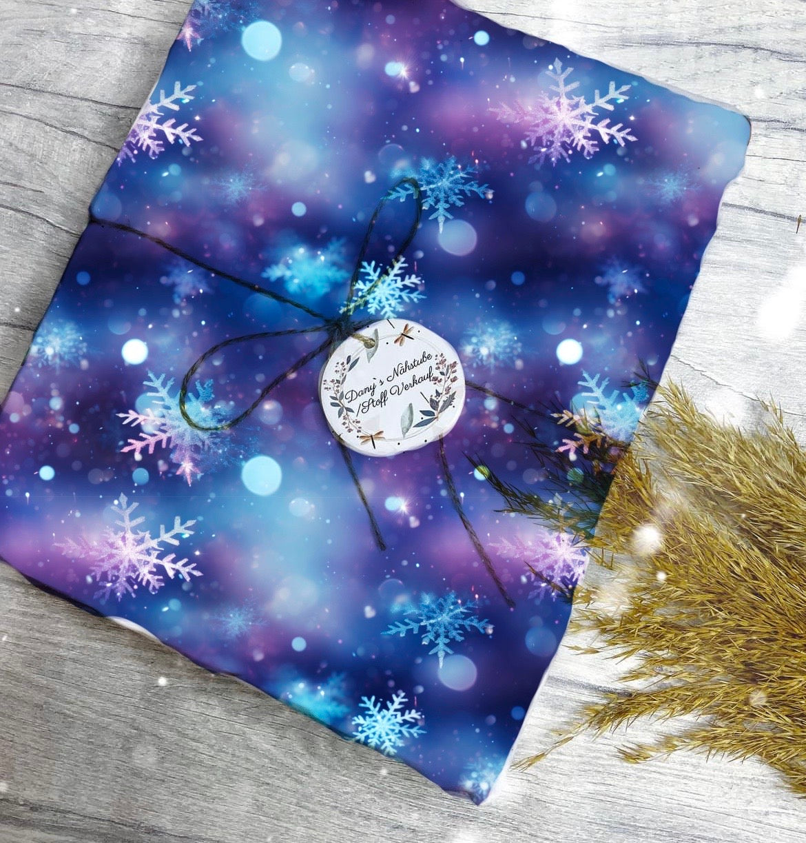 Lila Schneeflocke Winterzeit Aktuelle Vorbestellung